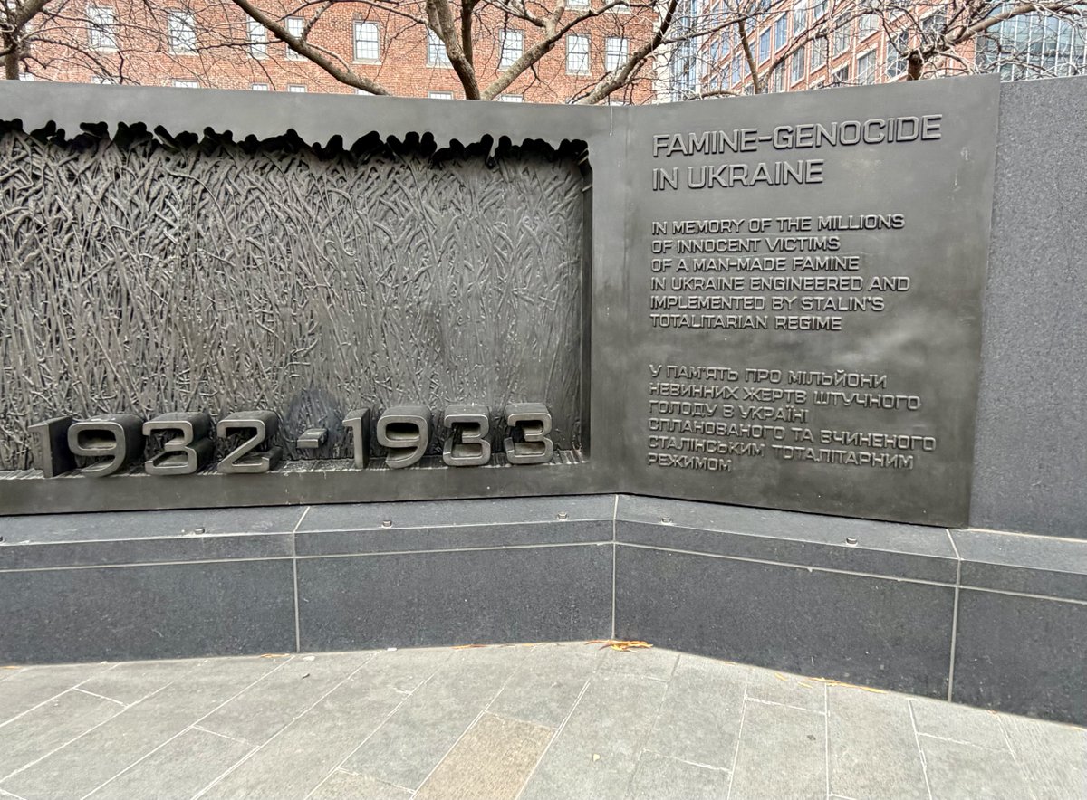 In Washington last week, I happened to pass a memorial to the victims of the Holodomor: the Kremlin’s “terror-famine” against the Ukrainians (1932-33). The thought occurred to me: I’d rather help them now than build another memorial later.