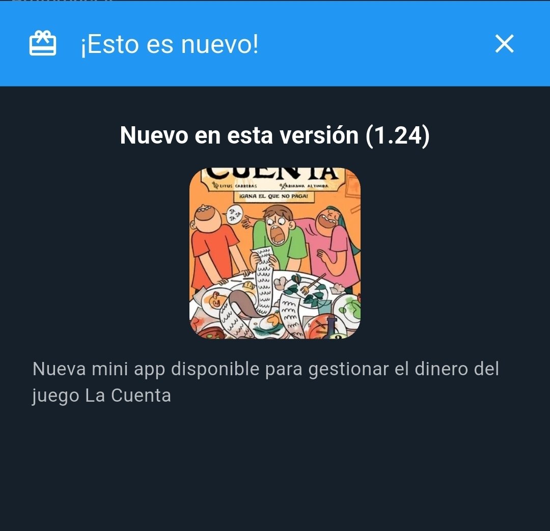 BGCatalogApp's tweet photo. 📢 Nueva versión de BG Extras para Android y IOS... esta vez con una miniapp de La Cuenta de @2TomatoesGms que te lleva el dinero que gastas durante la partida. ¿Tienes que pagar A pachas? Pues ahora te lo calcula la app 🤑 https://t.co/uJ0JtQE4GL