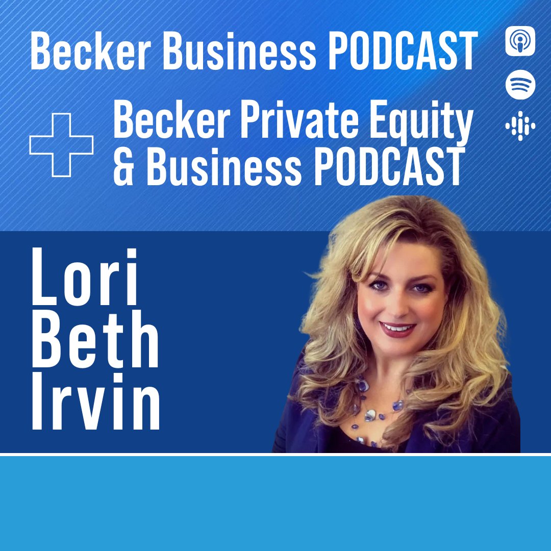 "Leadership, Mentorship, and Building Winning Teams with Lori Beth Irvin of LBIngenuity 12-8-25"

Listen Here: beckerprivateequityandbusiness.com/leadership-men…