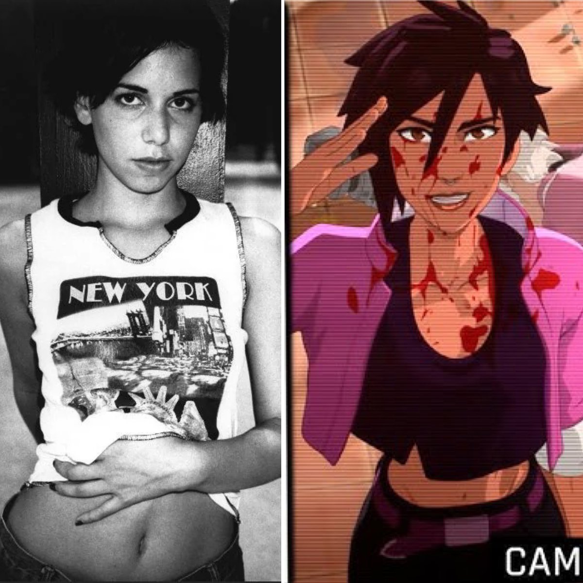 Laura Bailey lowkey cosplaying as Invisigal in her younger days 🔥💜

#Dispatch