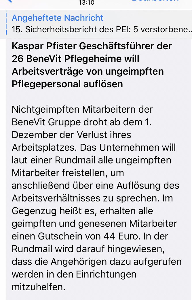 tonight1103's tweet photo. @DrPuerner Nicht wenige wurden freigestellt, bzw. entlassen. Ich erinnere hier nochmals an die rüde Vorgehensweise von den #Benevit Pflegeheimen in BaWü. Weil natürlich die Ma fehlten, wurden die Angehörigen gebeten, bei der Pflege mitzuhelfen. Mir wird heute noch speiübel. https://t.co/oqwPx9poT4