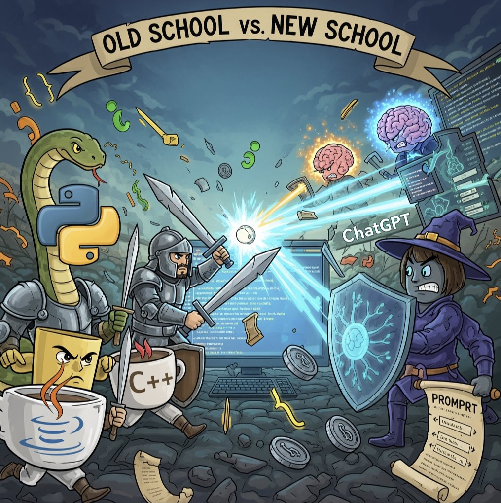 mrvol777's tweet image. The era of programming languages for humans is dead. Time to build languages designed for AI. Who's working on this already?

#AIFirst #FutureOfCoding #AIEngineering #ProgrammingLanguages #TechFuture #AIOptimized #DevTools #MachineLearning