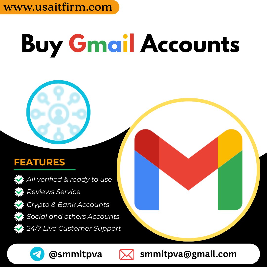 Buy Gmail Accounts
#seo #Gmail #GmailAccounts #BuyGmailAccounts #Tigo 

smmitpva.com/product/buy-gm…