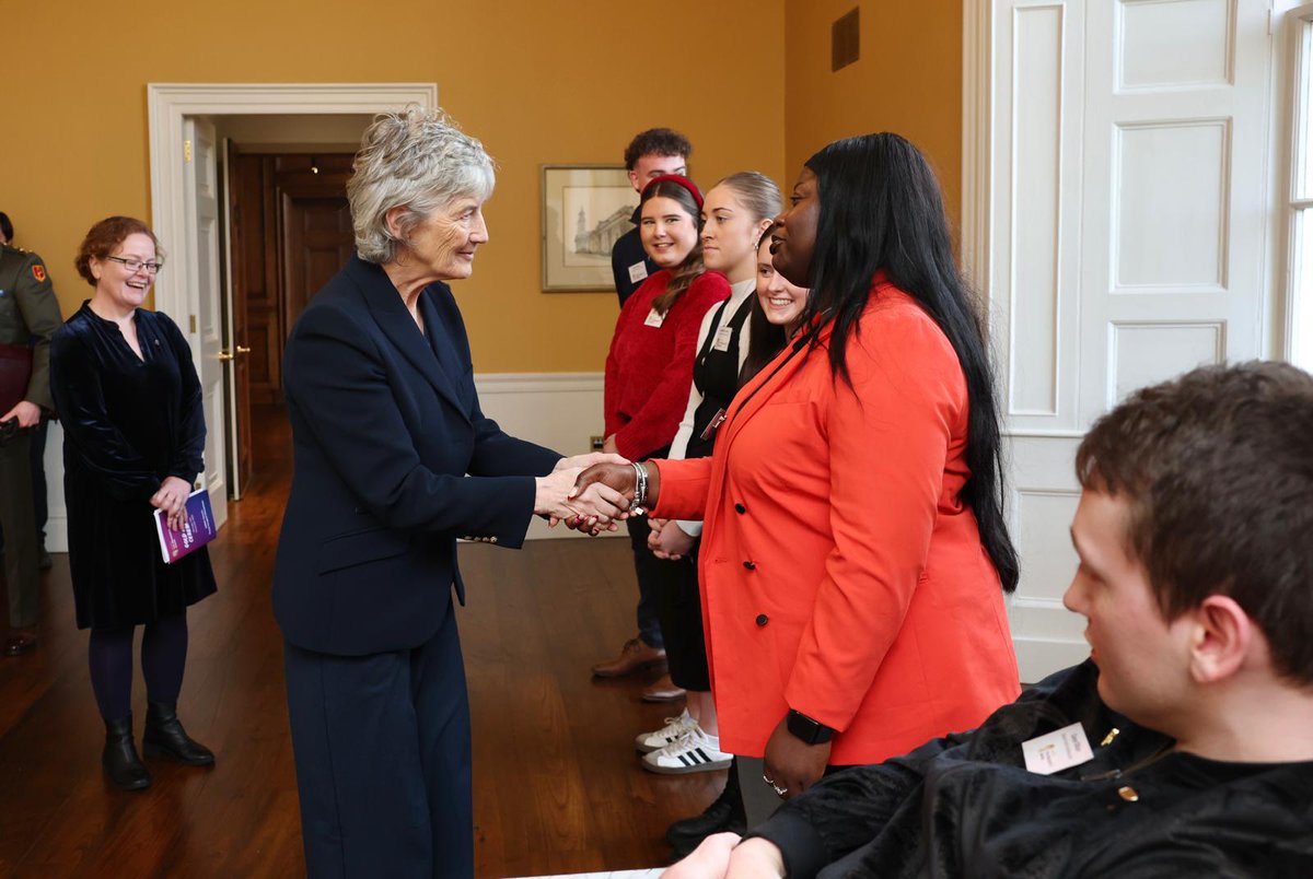 President of Ireland tweet media