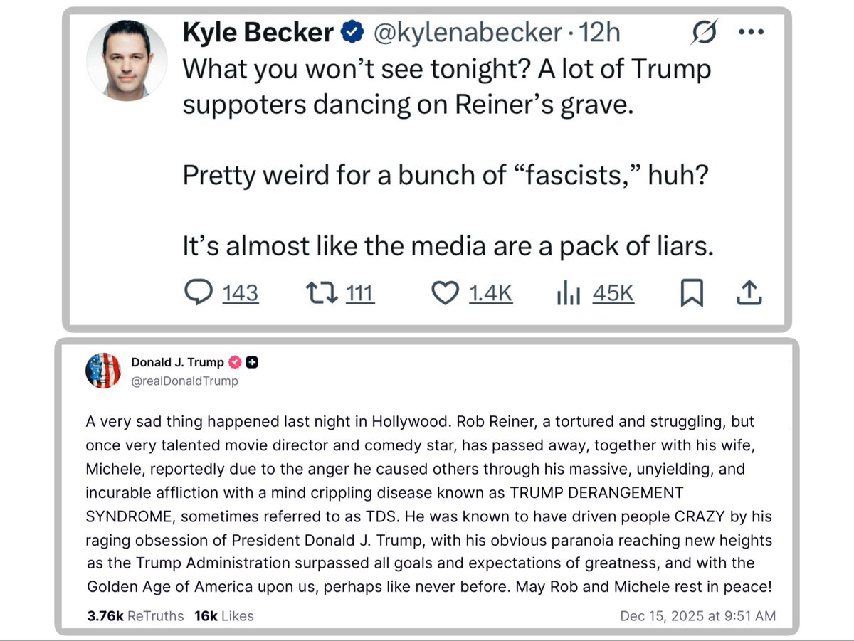 USMCLiberal's tweet image. Another high profile MAGAt doing what they do best: eating a pile of shit left by Donald Trump.

How does that taste, @kylenabecker?