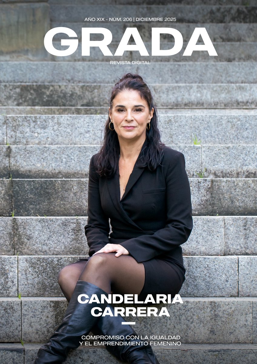 Candelaria Carrera es la portada de la #RevistaGrada 206: abogada, líder en ATA y apasionada por el emprendimiento femenino en Extremadura.

Ha peleado por derechos de autónomas, desde maternidad hasta cotización justa.
grada.es/#revista
📷 Verónica Pintiado