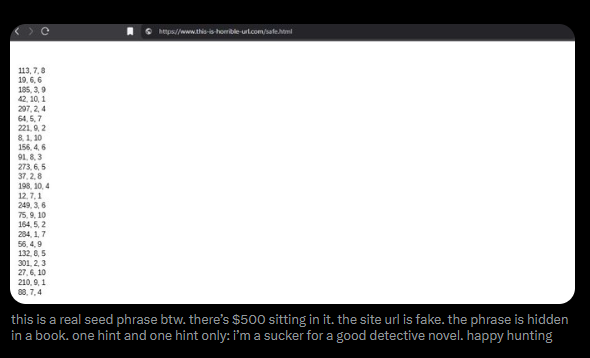 PixOnChain's tweet image. the wallet has not been found... yet

should i drop another hint?