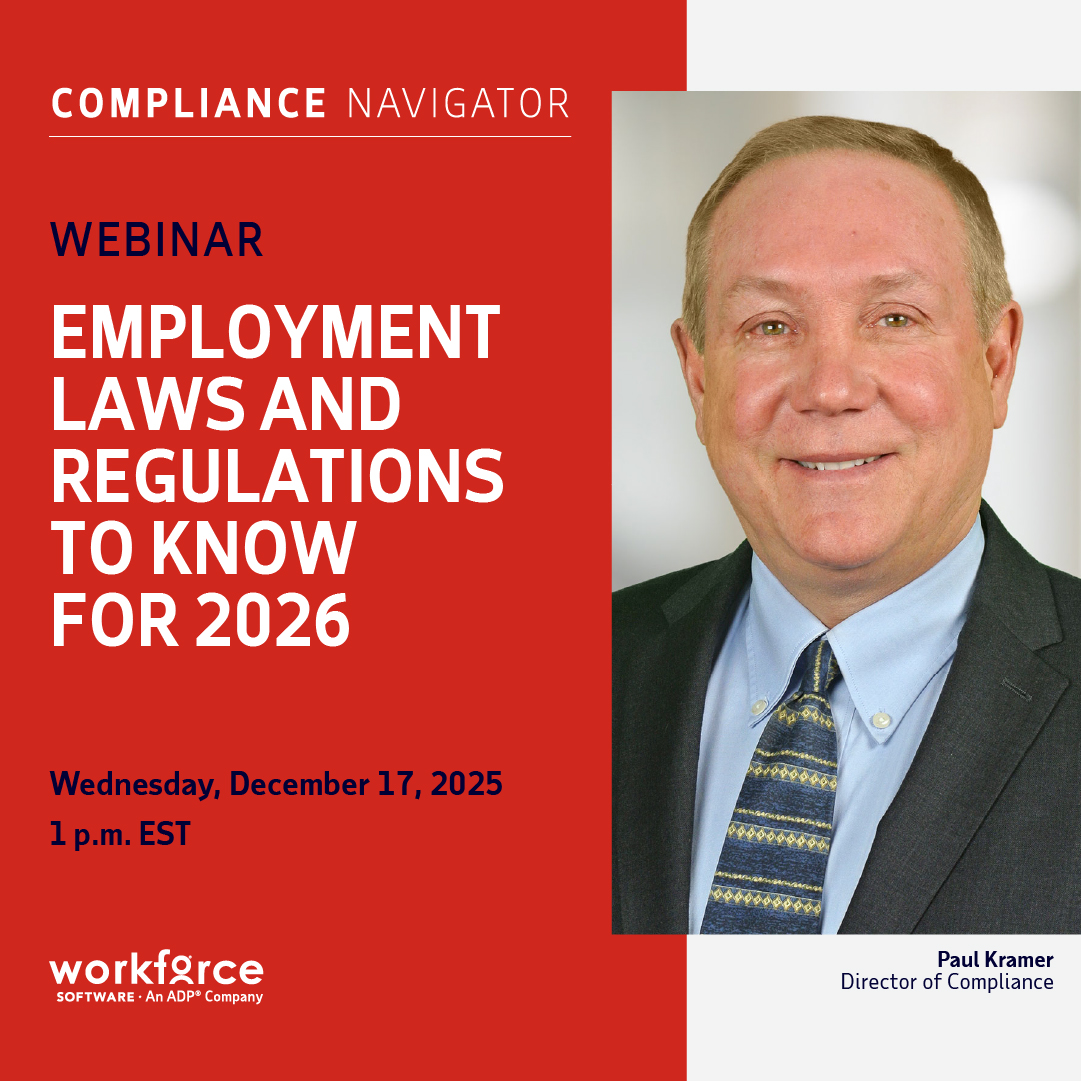 Don't miss our last Compliance Navigator webinar of the year! On December 17, join us to help equip yourself with the knowledge to better prepare your organization for 2026 and conduct a successful year-end compliance review. bit.ly/4pRUtLm #ComplianceNavigator
