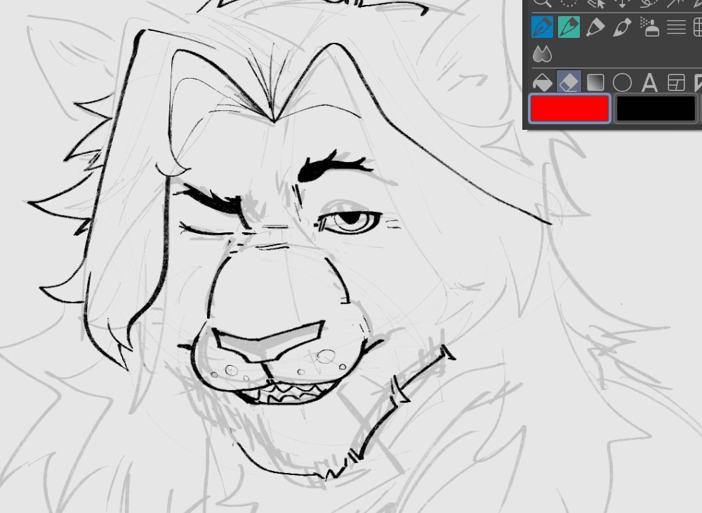 wip of a fort night sexy lionnnn