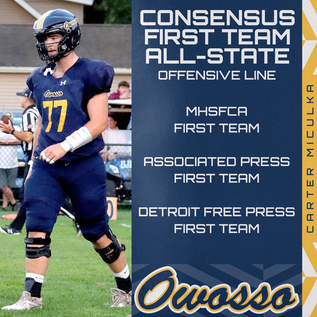 Owosso High School Football tweet media