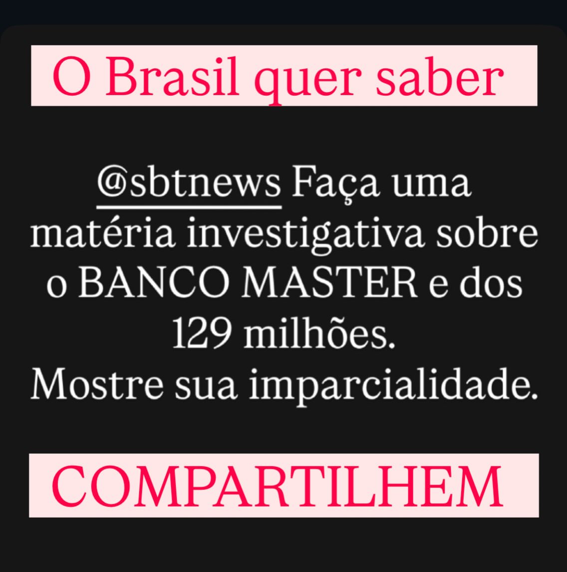 Aceita o desafio, <a href="/sbtnews/">SBT News</a> ?