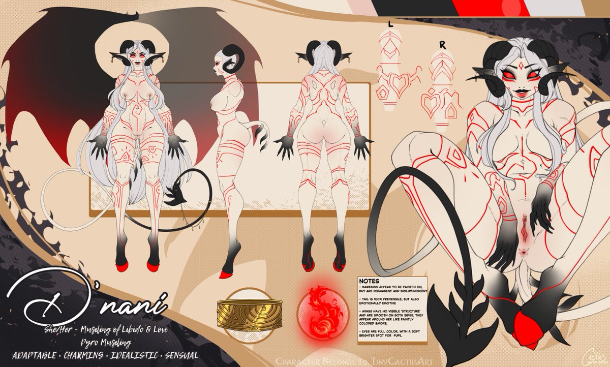 Dnani Reference Sheet <3 ~
One of my Muselings - a Coming soon MYO race!