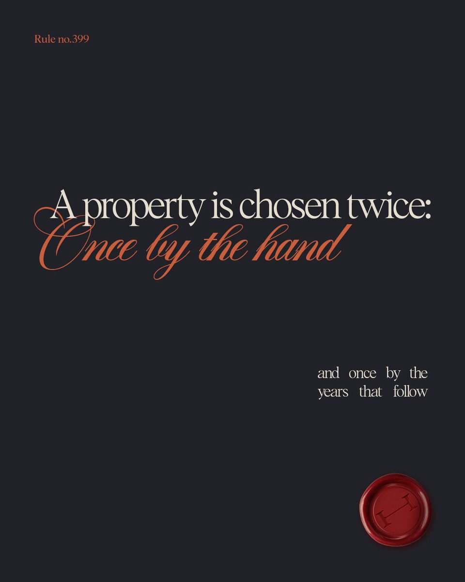 House_Rules_LTD's tweet photo. You choose the property… then time chooses whether it was worth choosing. https://t.co/qp1ubaEH5M