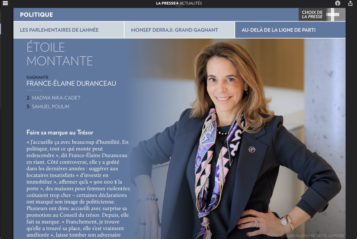 France-Élaine Duranceau tweet media