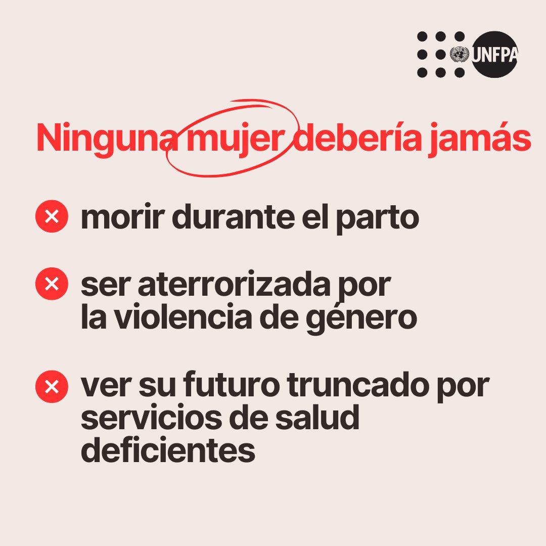 Ninguna mujer debería morir por causas prevenibles.
Ninguna niña debería vivir con miedo.

Ninguna persona debería ser ignorada al pedir ayuda.
Sin embargo, estas injusticias siguen ocurriendo cada día.
La negación de los derechos sexuales y reproductivos es una forma de