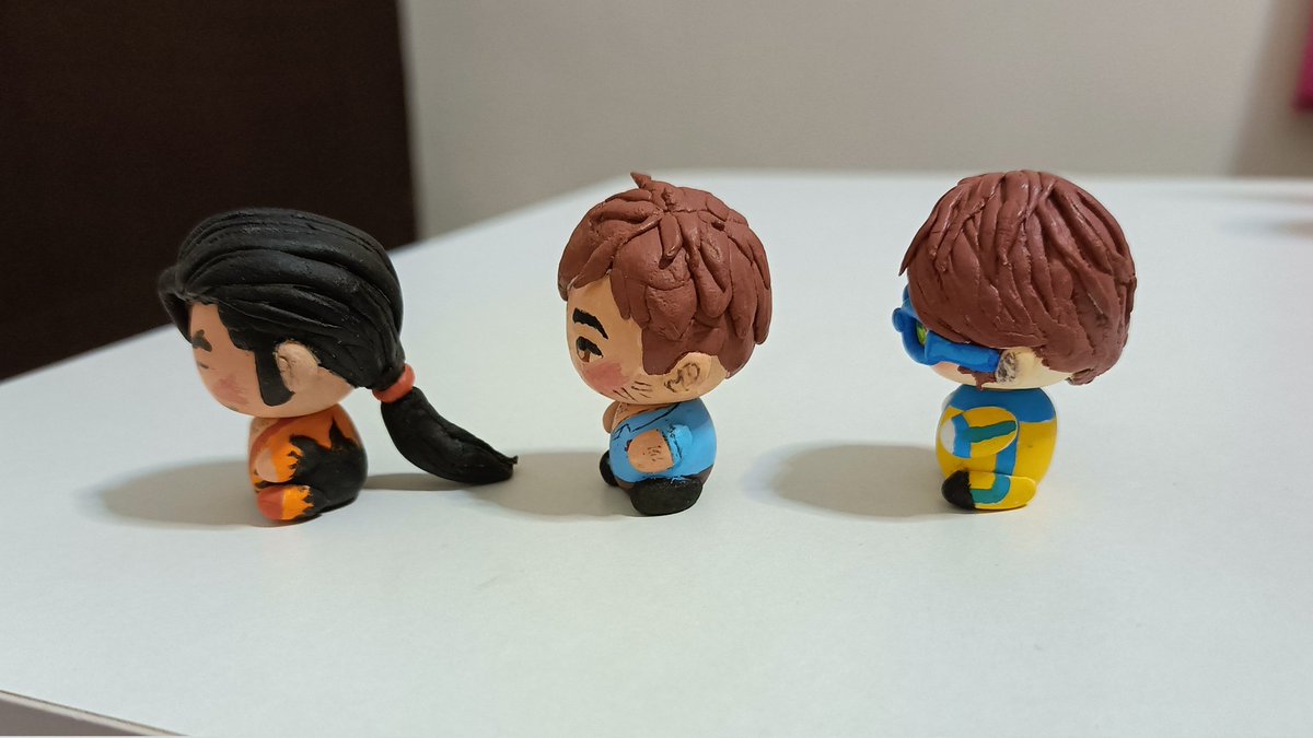 deeiondrews's tweet image. You know it's bad when you make clay figures of them #dispatch #steamengine #watermechabae