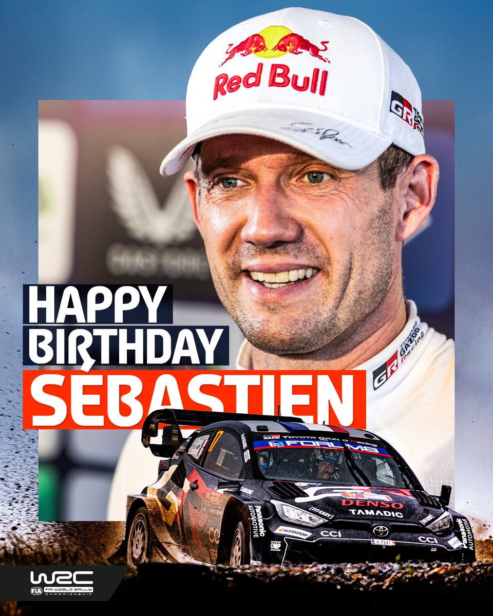 OfficialWRC's tweet image. Happy birthday to our nine-time world champion 🥳

#WRC