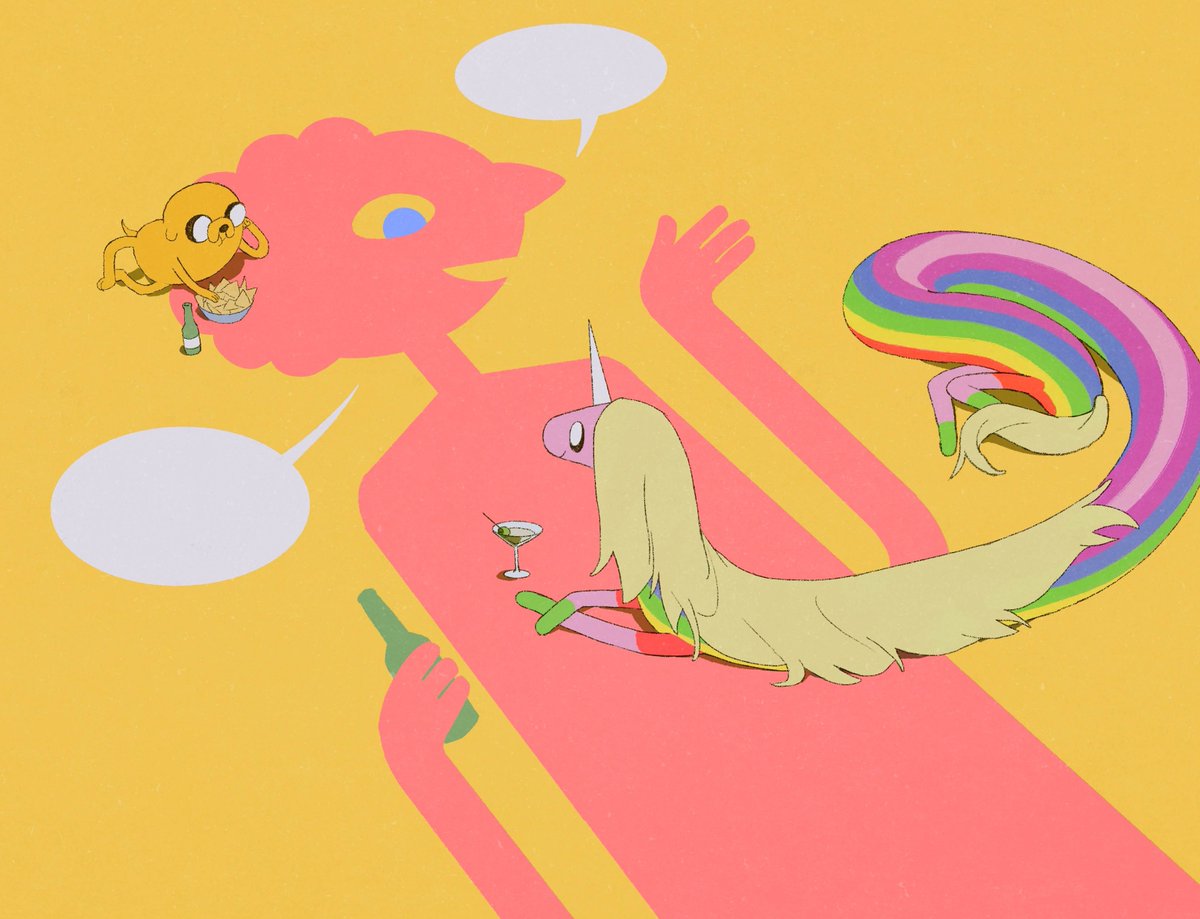 Lateniven's tweet photo. #adventuretime prismo https://t.co/dS4SF75bGh