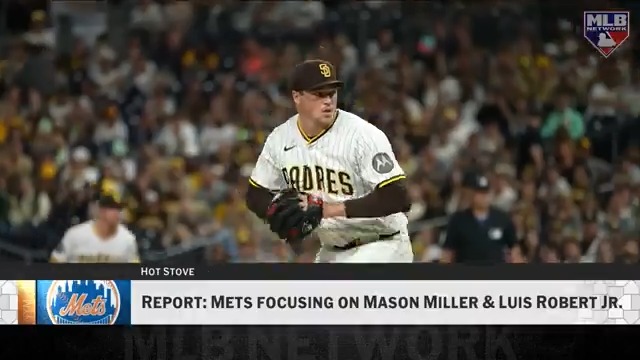 The Mets are reportedly shifting their focus towards Mason Miller and Luis Robert Jr.
#MLBNHotStove | @StevePhillipsGM