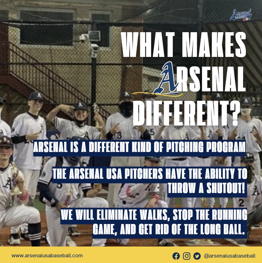 Arsenal USA Baseball tweet media