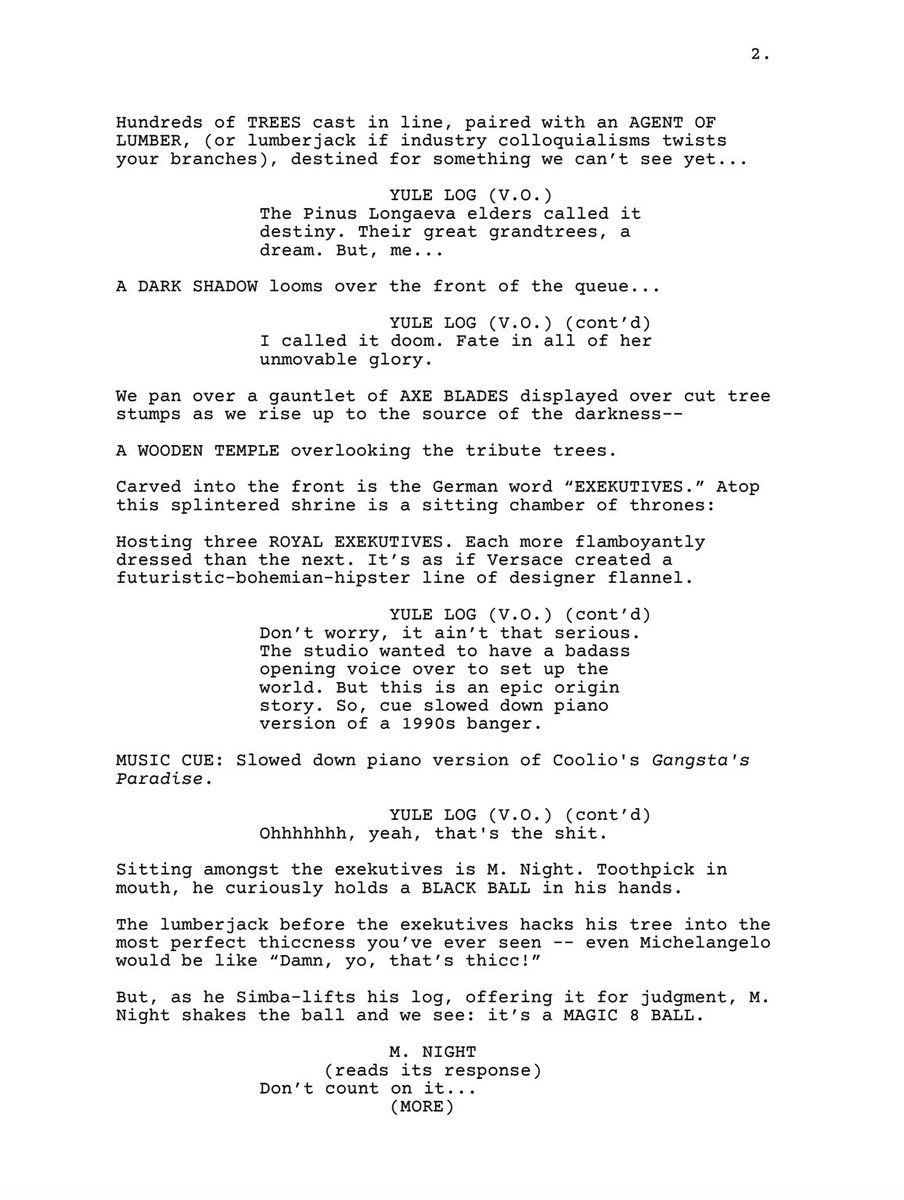 AshLazerWrites's tweet image. A hella thicc log stumbles into a Christmas odyssey while trying to escape his fate of burning in a fireplace for a Netflix special.

Read it in profile &amp;amp; comments 🎄🎥