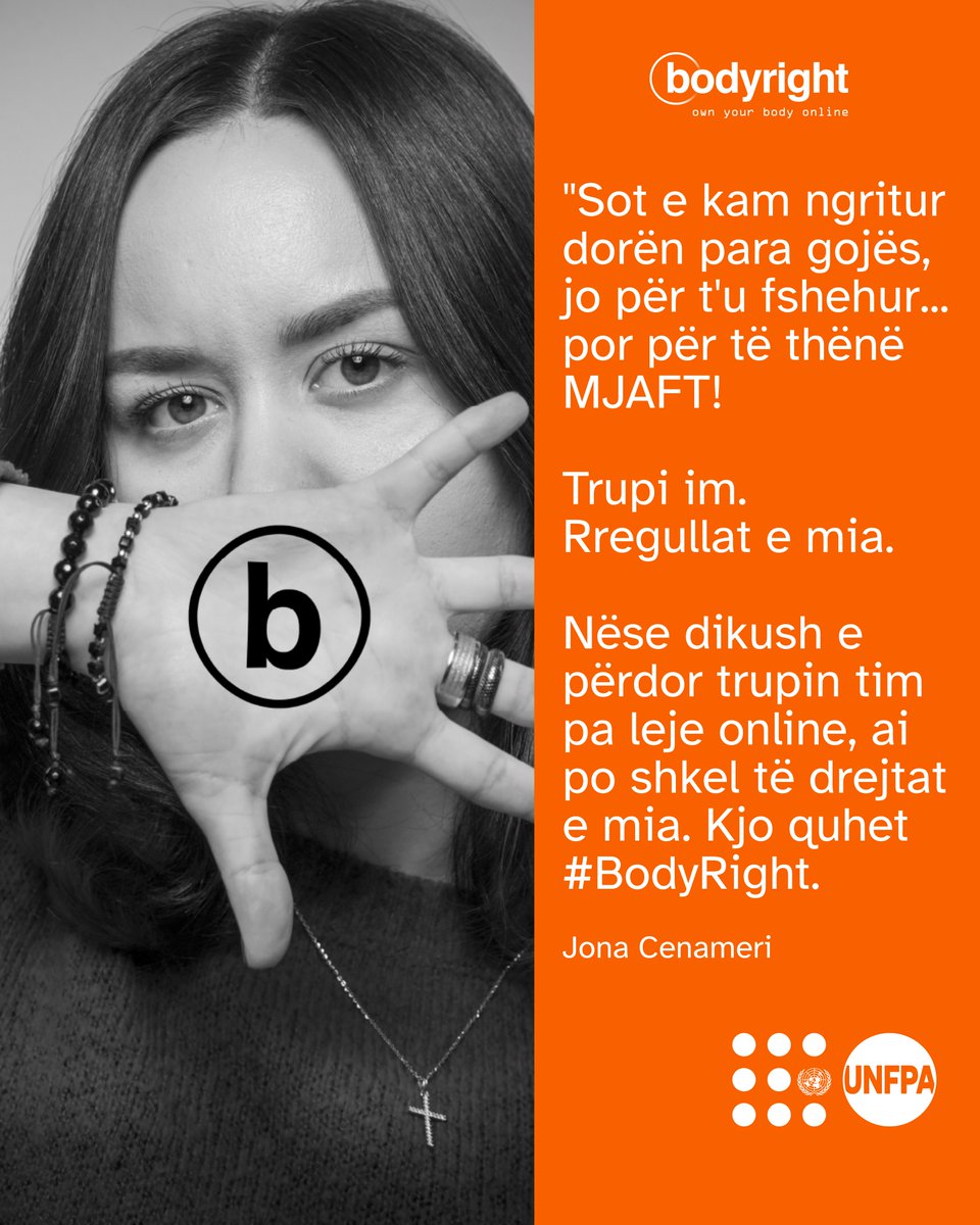 UNFPAAlbania's tweet image. Stafi i Faktoje i është bashkuar fushatës #Bodyright nga @UNFPAAlbania. 

Ju ftojmë edhe ju të bashkoheni në këtë fushatë. Lexoni këtu se si 👉 albania.unfpa.org/en/bodyright

@UNFPA 
@unfpaeecaro 

#16days #VirtualIsReal #NoHateSpeech