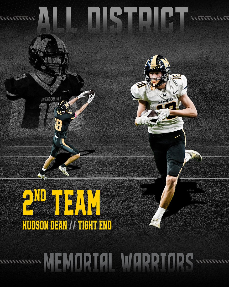 FriscoMemo_FB's tweet photo. ALL DISTRICT WARRIORS💥
2nd TEAM TIGHT END
@HudsonDean15 
#FAMILY
#A11IN
#WINTHEBATTLE https://t.co/ng84HzmBH3