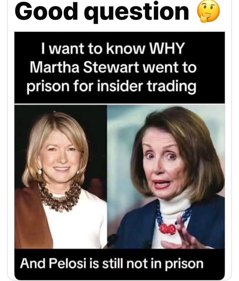 SuperBowlWs3547's tweet photo. @JoshHall2024 "@speakerpelosi"
("speaker emerita"-as declared by the bucking footlicks at @cnn-#WABOS!)
time to pay the piper.๐ค
Legend:
#WABOS! = What. A. Bunch. Of. Sh1t! https://t.co/Kwge3SeR8m
