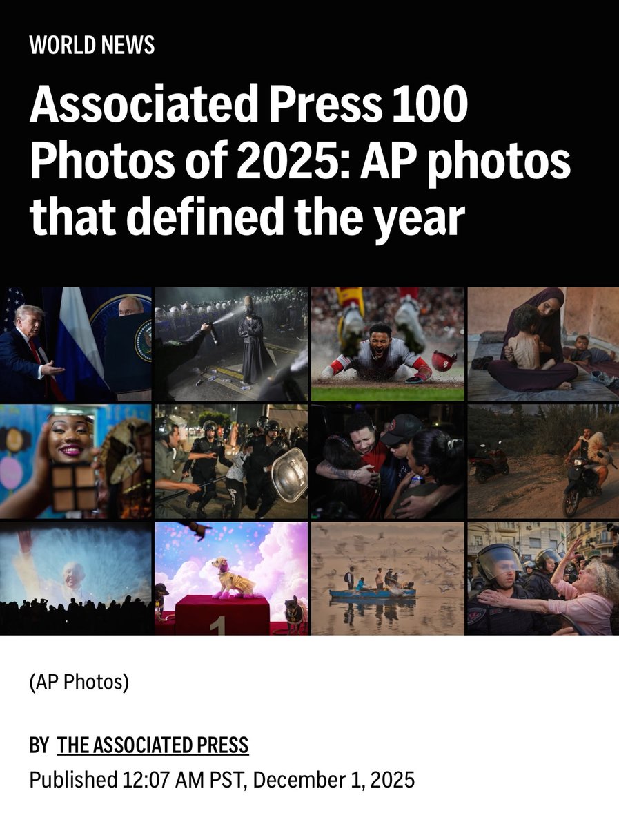 MareBiddle's tweet image. I used to enjoy the @AP year in review photo essay. Now I’ll forever wonder if attribution is correct. The pathetic audacity of #whitesupremacy can never be overstated. #Stringer #APshame