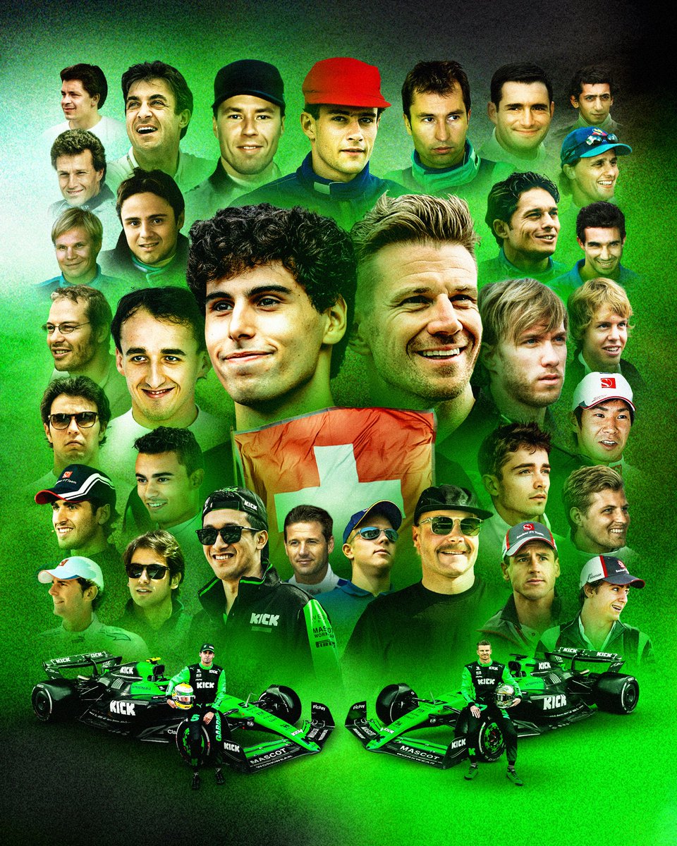 stakef1team_ks's tweet image. This is Sauber. This is our history. We couldn't have done what we have without all of these drivers. It has been a privilege to be a part of all of their journeys 💚❤️