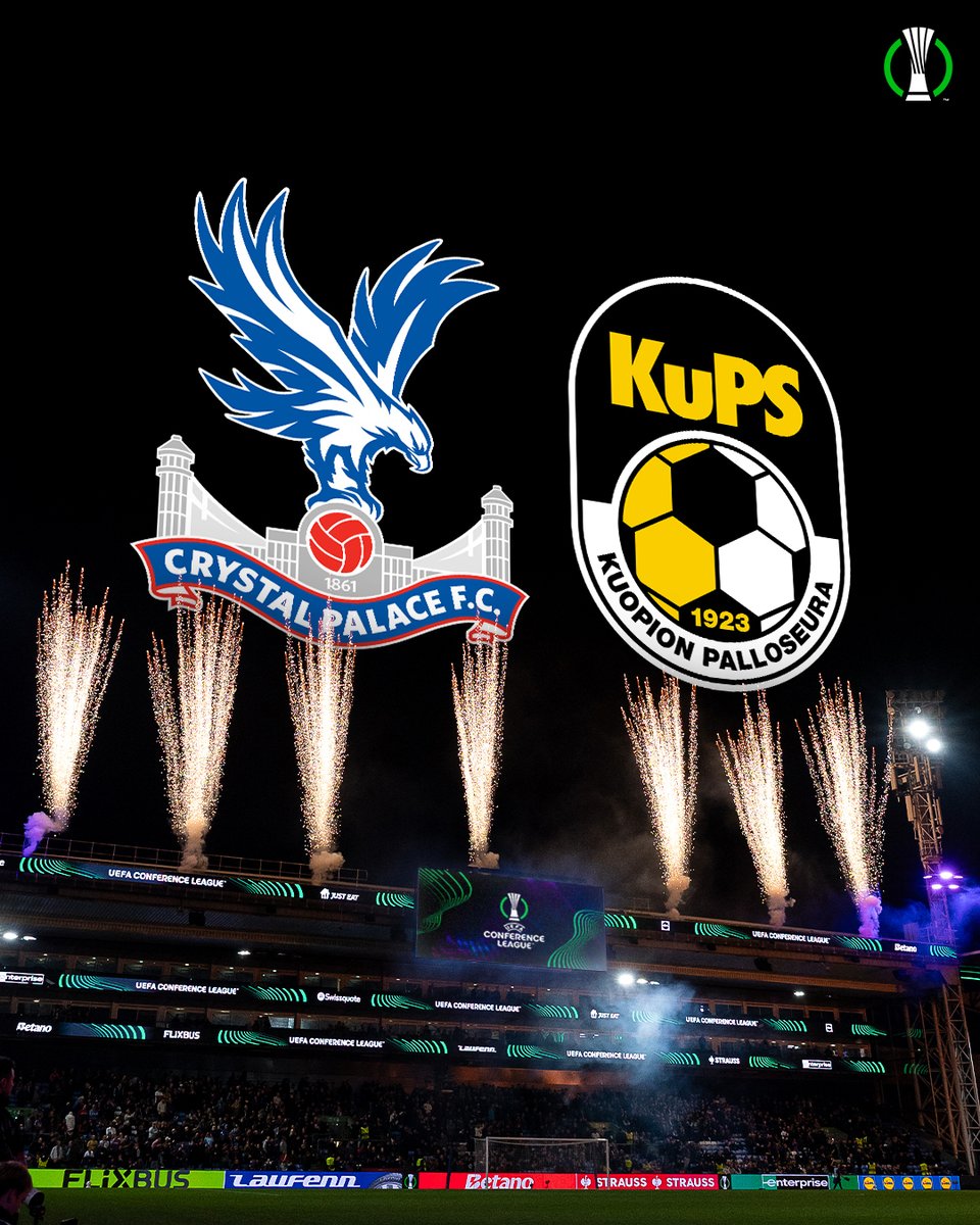 Under the lights at Selhurst Park 🔜

#UECL