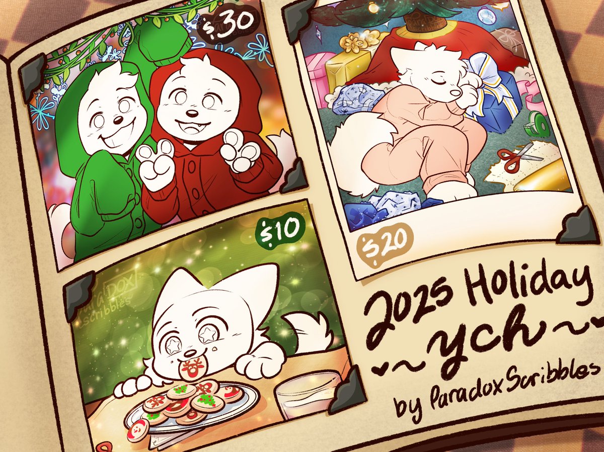 boxofdox's tweet photo. 🎄2025 Holiday YCH🎄

I hope everyone has been enjoying the season ٩(˃̶͈̀௰˂̶͈́)و I know the weather has been kicking my butt…

DM or comment to claim! Also I promise, Honey &amp; Jin will get their own comic later this season (⁎⁍̴̛ᴗ⁍̴̛⁎) https://t.co/9K0pWtCK89