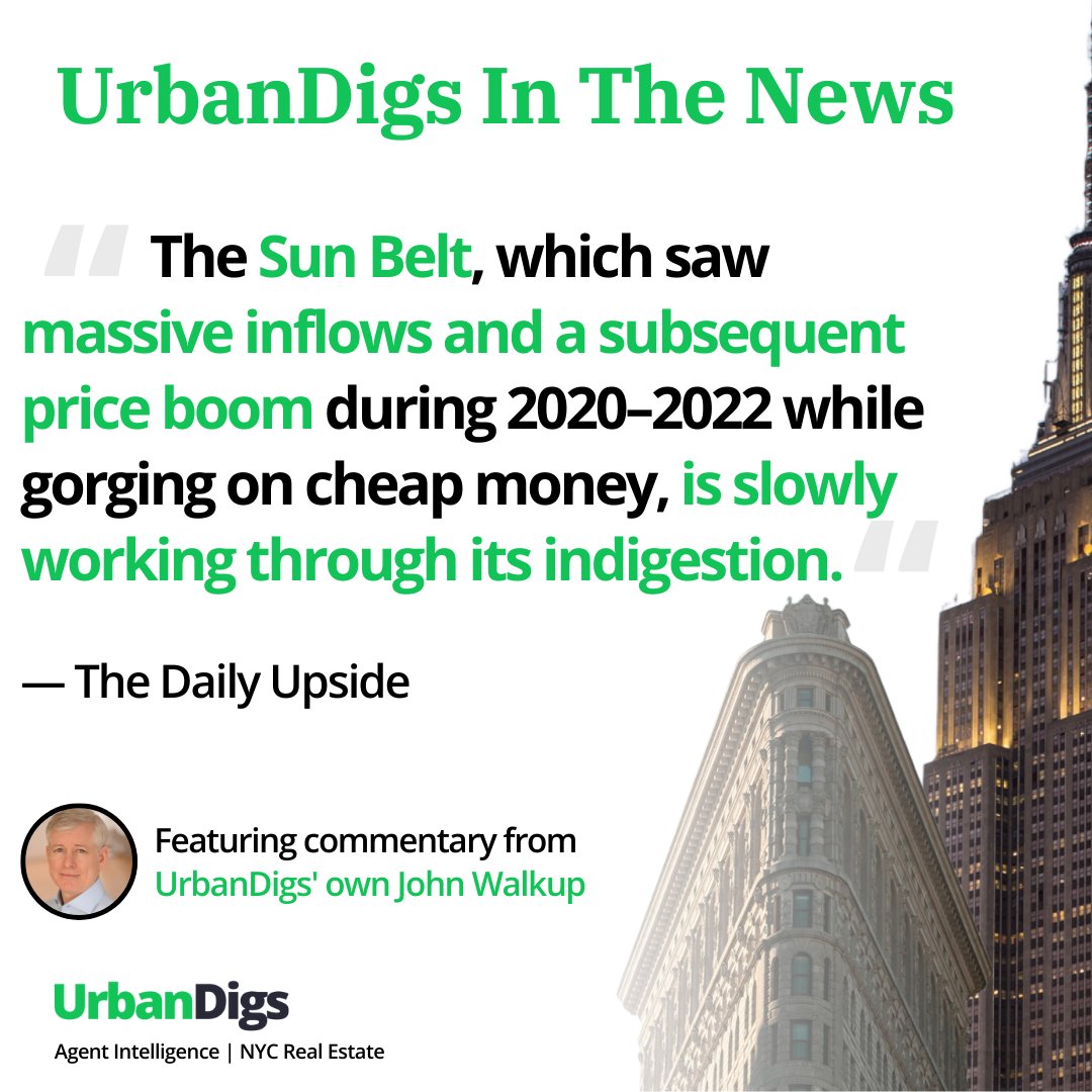 The U.S. housing market is splitting by region — find out which areas are booming and which are cooling.

Check out this article by @brainboyle of <a href="/TheDailyUpside/">The Daily Upside</a>, featuring commentary from UrbanDigs’ own John Walkup.
tryurbandigs.com/4iUMACm

#UrbanDigs #AgentIntelligence