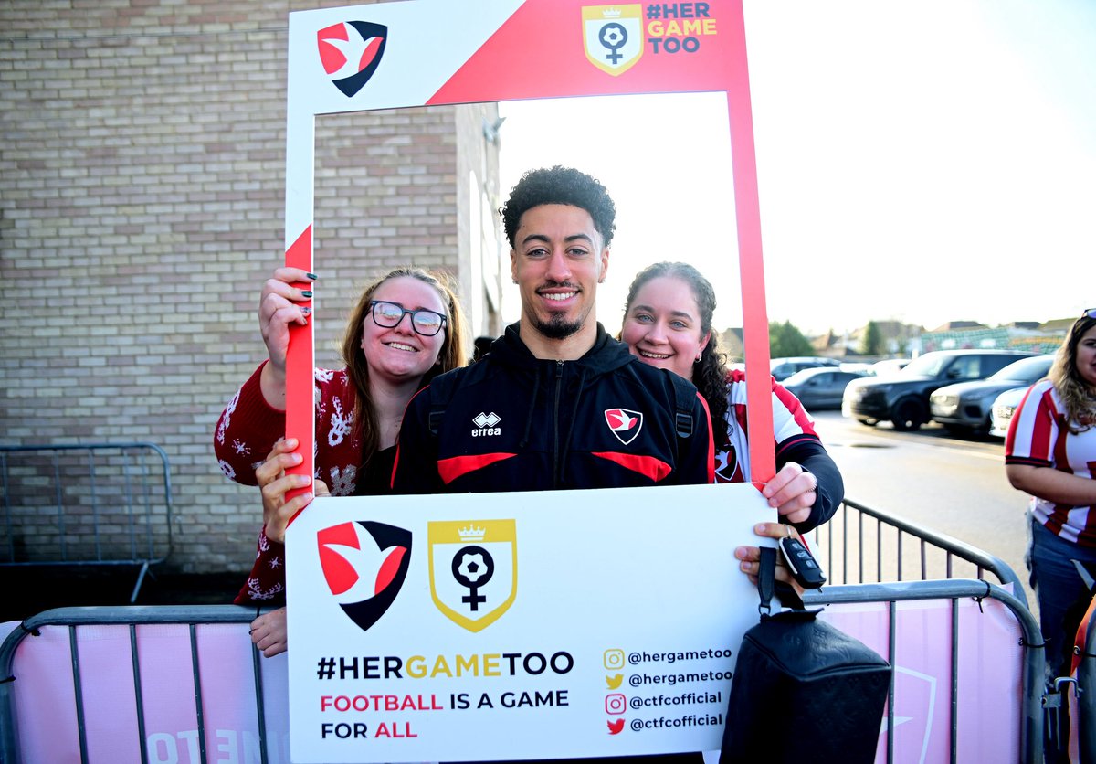 Wouldn’t be a Her Game Too fixture without the selfie board 🫡

#ctfc #HerGameToo