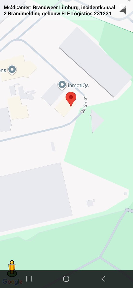 Brandmelding bij FLE Logistics in Heijen