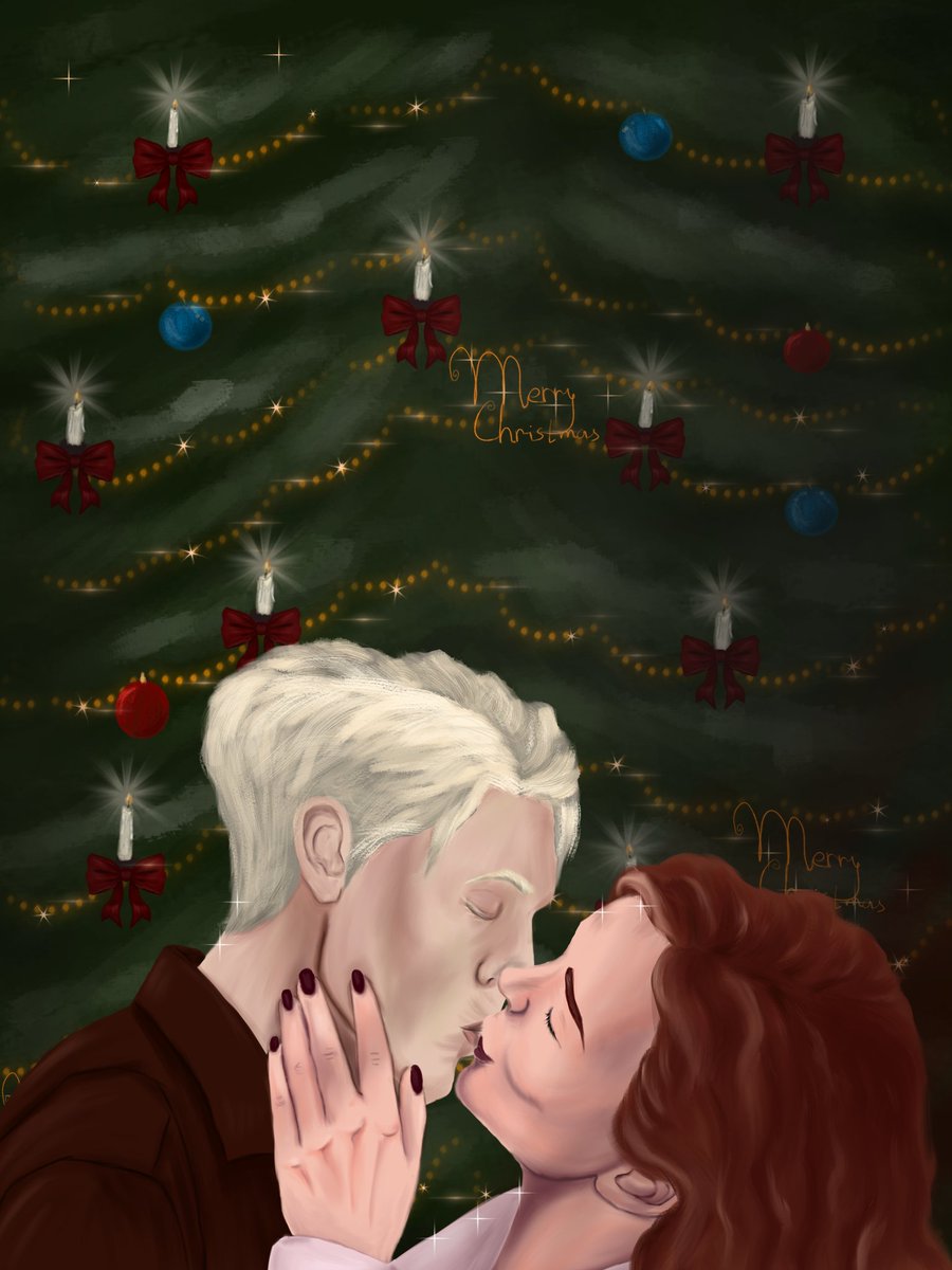 One last kiss✨
#dhr #dramione #fanart 
Art for Останній цілунок — my story for the Ukrainian Dramione Advent. 
Inspired by the song I love you like an alcoholic by The Taxpayers

archiveofourown.org/works/75496146