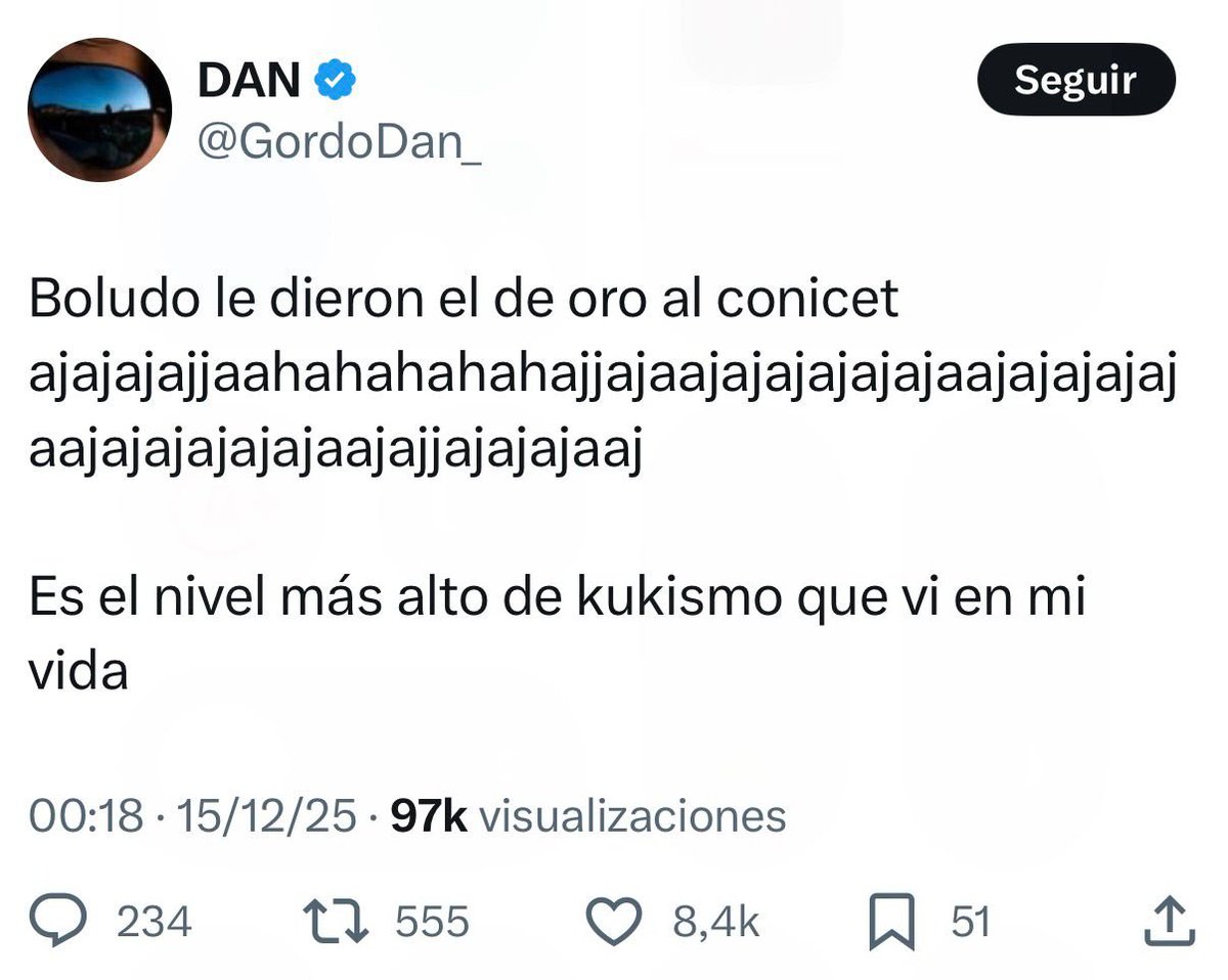 __endut__'s tweet image. Que tu enemigo sea una de las instituciones académicas más prestigiosas de Latinoamérica habla bastante de lo que sos