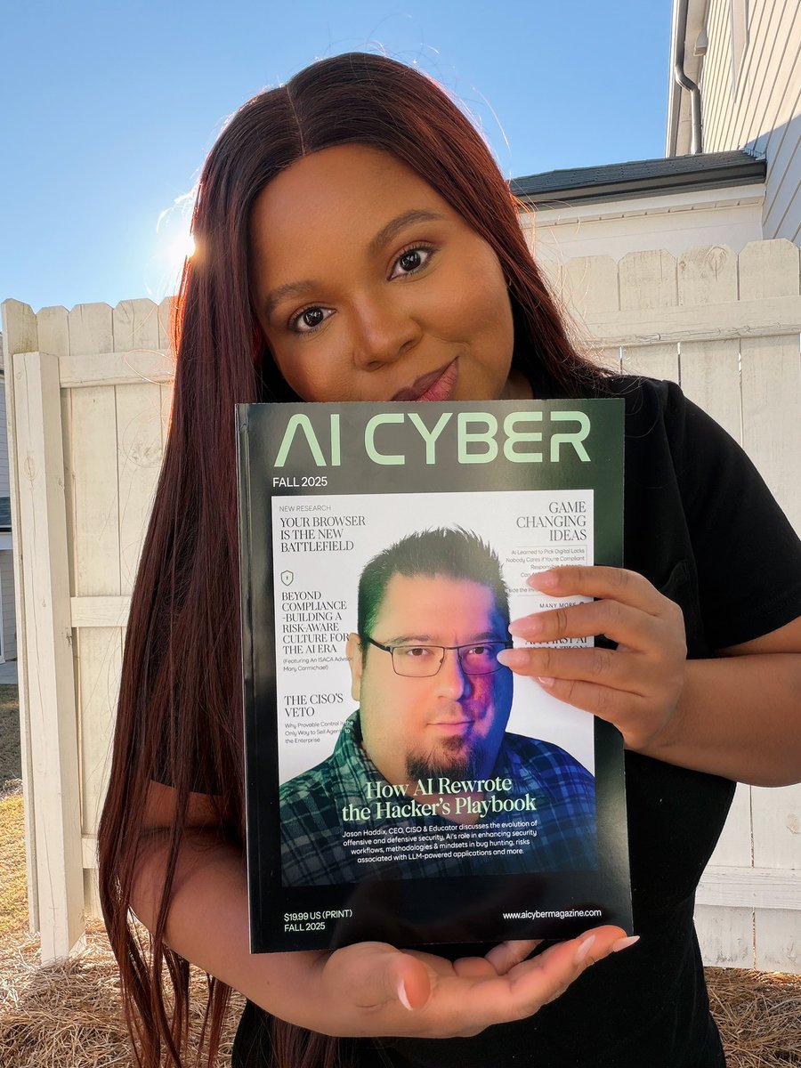 sisinerdtweets's tweet image. This is your chance to get published in the 2026 Winter Issue of AI Cyber Magazine  

There are just 2 openings left.

We want articles in the following categories:

OP-ed: Written to spark debate, introduce fresh viewpoints, and explore provocative ideas related to AI in…