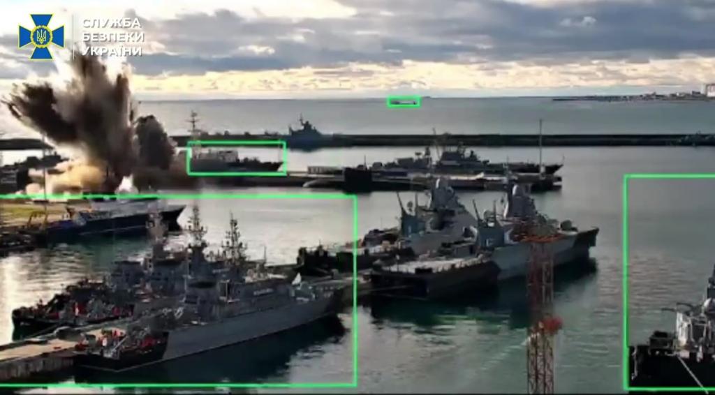 If this isn't fake, then many questions arise regarding the underwater drone strike on a Russian submarine in the Novorossiysk naval port. 

It's clear that this strike wasn't carried out by Ukraine, but by NATO or one of its countries. How they managed it and what kind of video