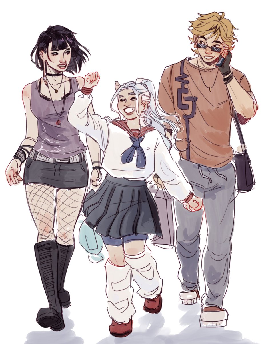 Unexpected family in bagging area

 #BNHA