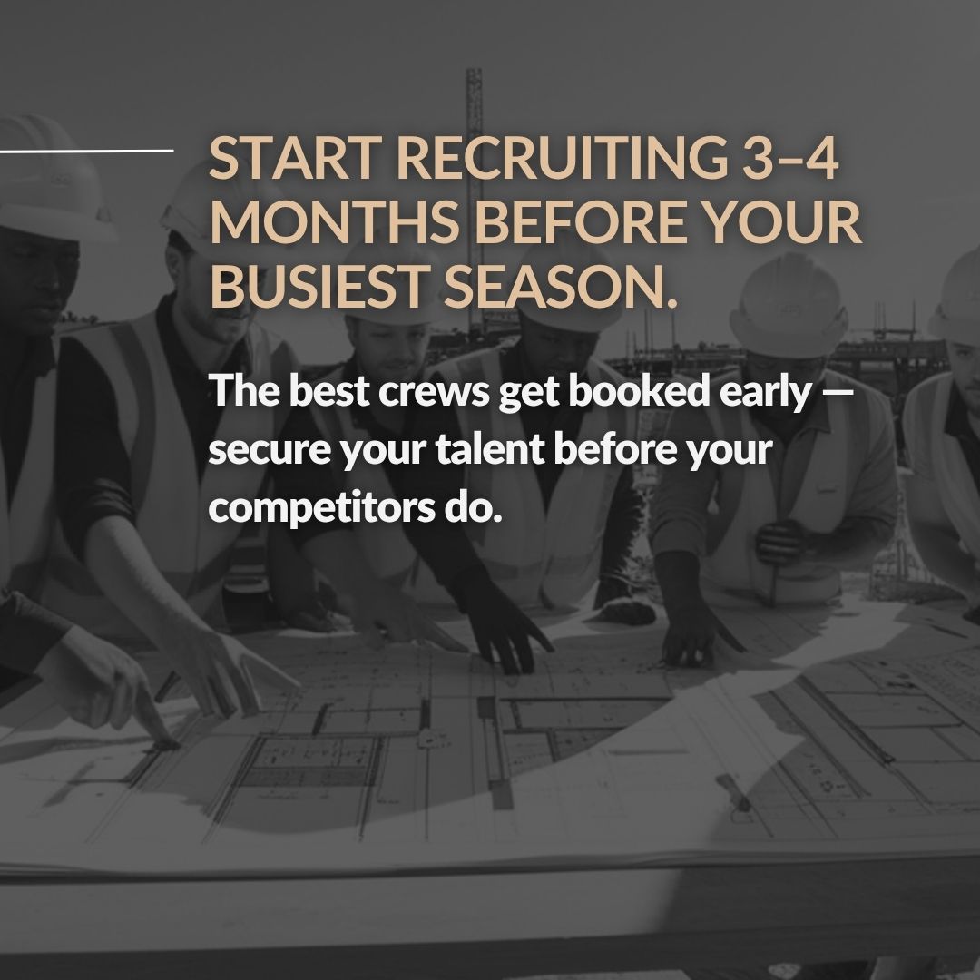 As demand ramps up, so does the risk of falling behind. Discover proven hiring strategies to keep your construction projects moving during peak season.

Read more on our blog: 
bit.ly/4oyHjCF

#temporarywork #tempwork