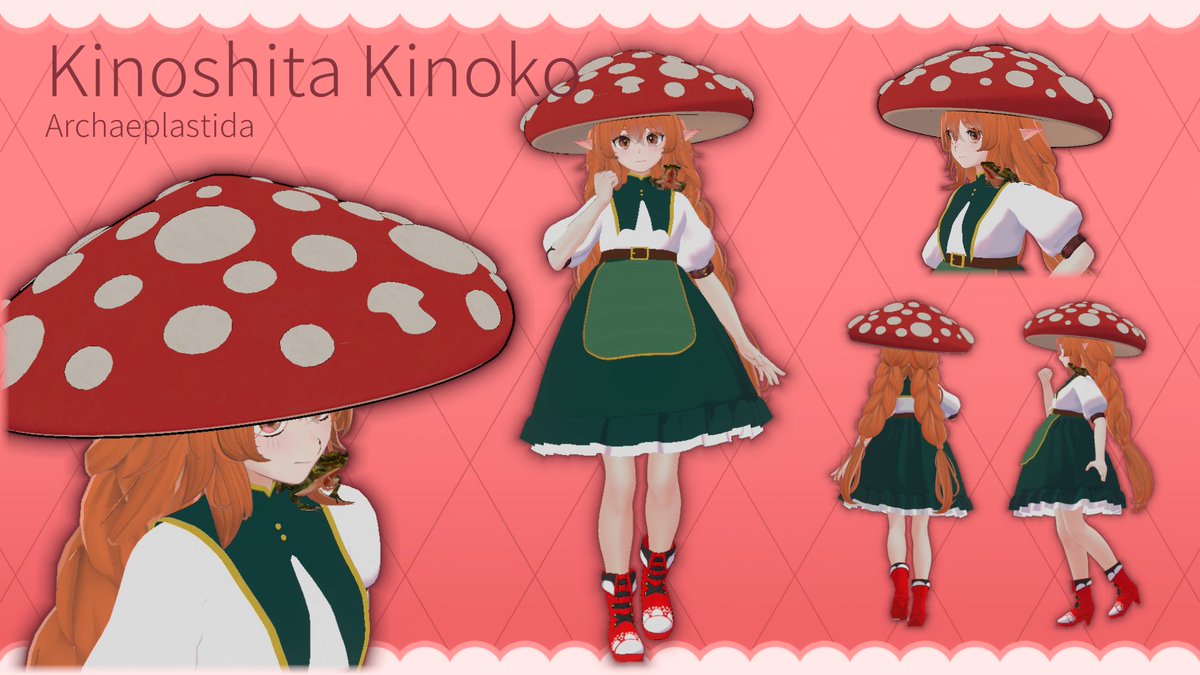 ArchiiCraftVR's tweet photo. Avatarzinho inspirado na @kinoko_vtuber  🍄❤️

Ficou muito fofinho e tem varias coisinhas nele que não consigo mostrar aqui, vou deixar para uma gnominha mostrar um dia rsrs

#vr #vrc #vrchat #cute #unity #blender #substance #photoshop #edition #avatar #game #gnoma https://t.co/7X0At5rjSY