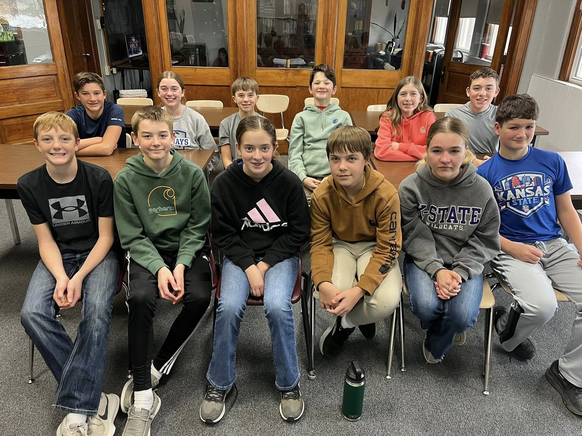 7th and 8th graders from Tipton Community School in Kansas enjoyed