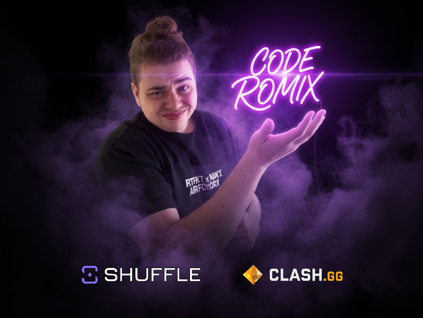 🔥SHUFFLE LEADERBOARD IS BIGGER THAN EVER🔥

😍$7,000 SHUFFLE BI-WEEKLY LEADERBOARD😍
😍$1,000 CLASH WEEKLY LEADERBOARD😍

💷RAW DEPOSIT BONUSES AVAILABLE CODE ROMIX EXCLUSIVE💷

🏆Leaderboards: romix.tv/leaderboard
💻Register: shuffle.com/?=ROMIX
💻Register: