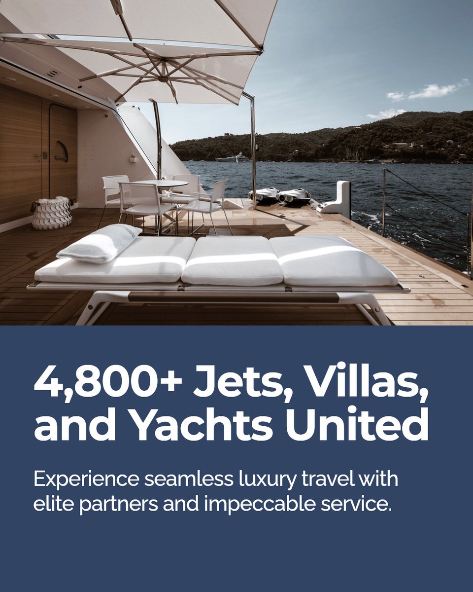 TriumphJets's tweet image. Triumph Jets connects jets, villas, and yachts. 4,800+ aircraft, elite partners, flawless service. #businessjets #privatejetcharters #jetcharter #flyprivate #privatejetcharter #triumphjets #privatejets #jetsetgo⁠ #lifeofluxury #chicagogram #mychicagopix