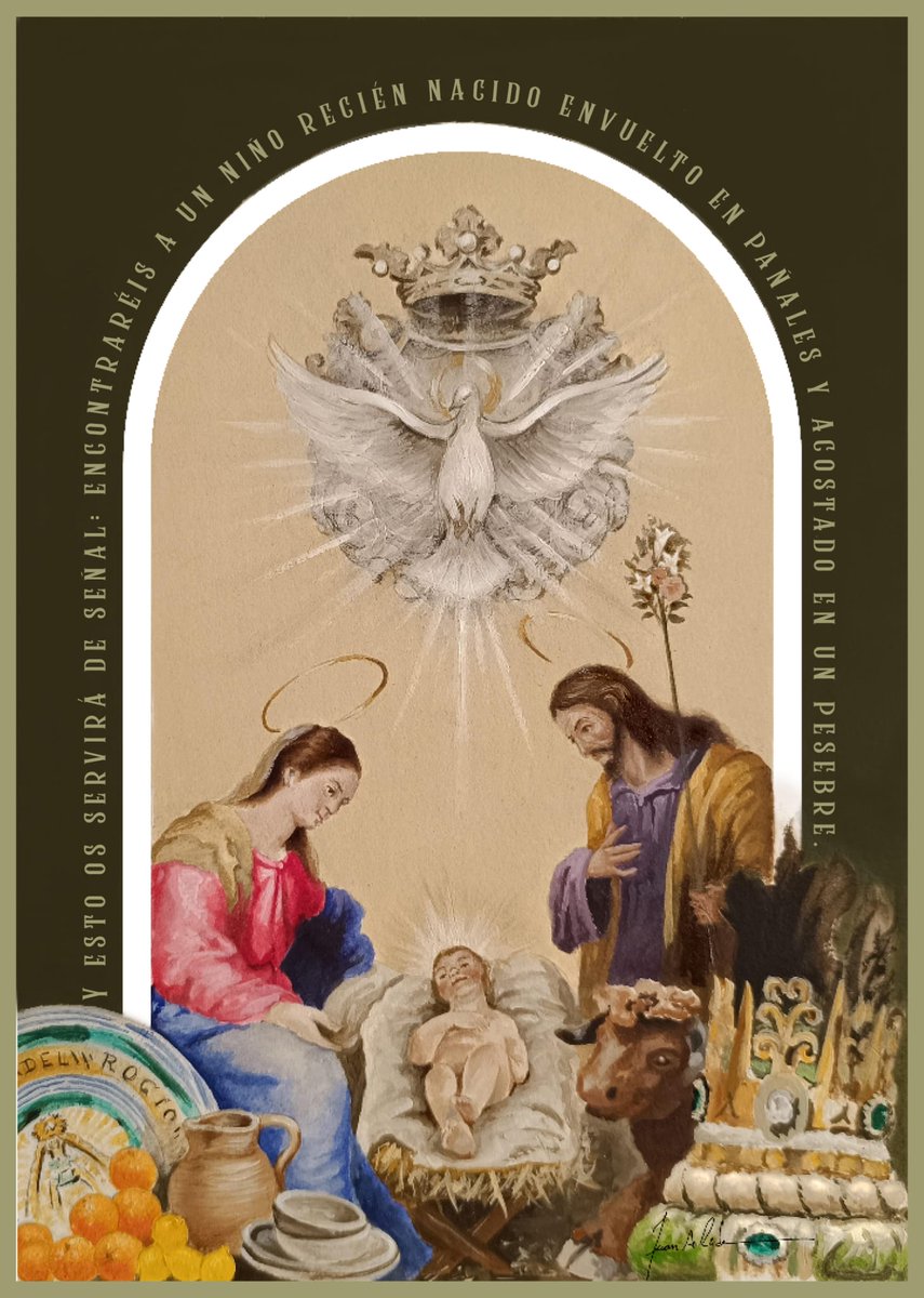 Presentamos la Felicitación de Navidad para este año 2025, obra de N.H.D. Juan Antonio Aguilar Jiménez, al que mostramos nuestro más sincero agradecimiento y enhorabuena.

Más información en hermandadrociodetriana.org/felicitacion-d…