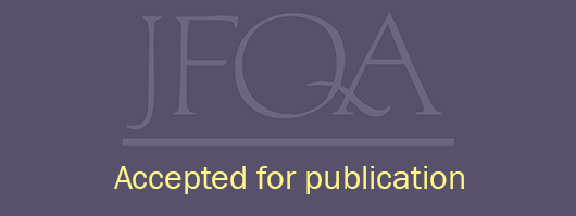 Journal of Financial and Quantitative Analysis tweet media