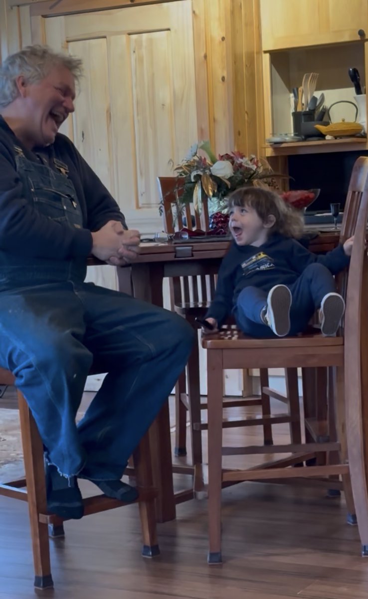 Hanging w my little buddy.  Pure joy.