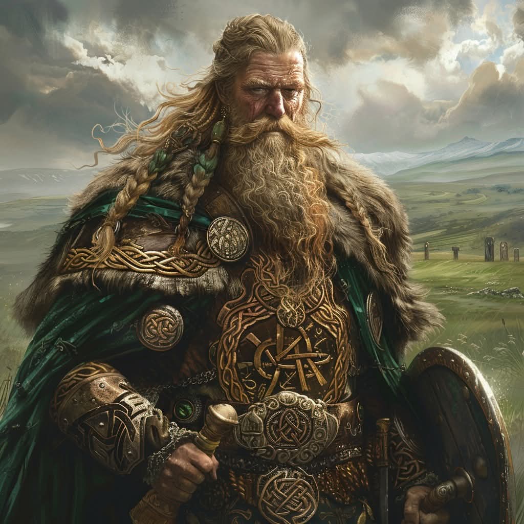 ThisIsIreland3's tweet image. Legend has it that on the eve of the Battle of Clontarf, the great High King Brian Boru was visited by the Aos Sí (the fairy folk) in a dream.They offered him a choice: a long life in peace or a short, glorious reign that would echo through eternity.
He chose glory for Ireland 🇮🇪