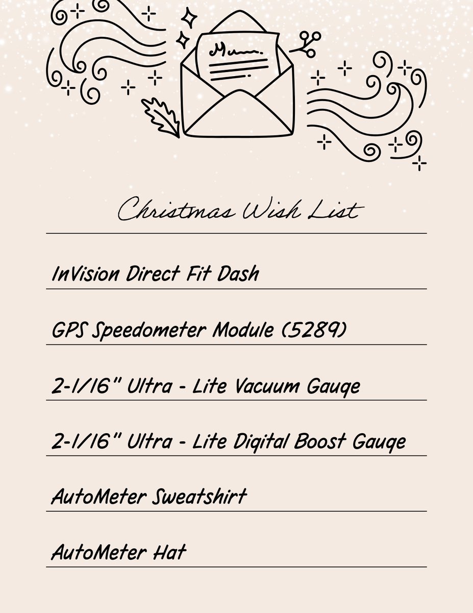 Is your Christmas list ready?
Everything from analog classics to digital dashes, AutoMeter has the perfect gift for every car lover🎄